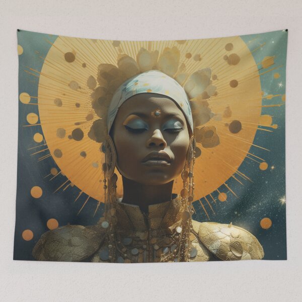 Artikelvorschau, Afrofuturismus-Kunst entworfen und verkauft von MidJourneymen.