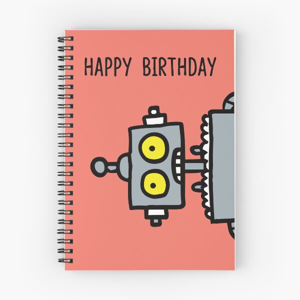 Item preview, Happy Birthday Stupid Robot #4 designed and sold by SorryFrog.