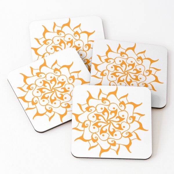 Item preview, Orange mandala  designed and sold by SkyeNotions.