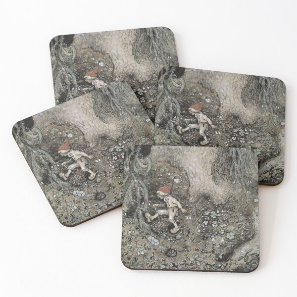 Item preview, The Trolls and the Youngest Tomte - John Bauer designed and sold by forgottenbeauty.