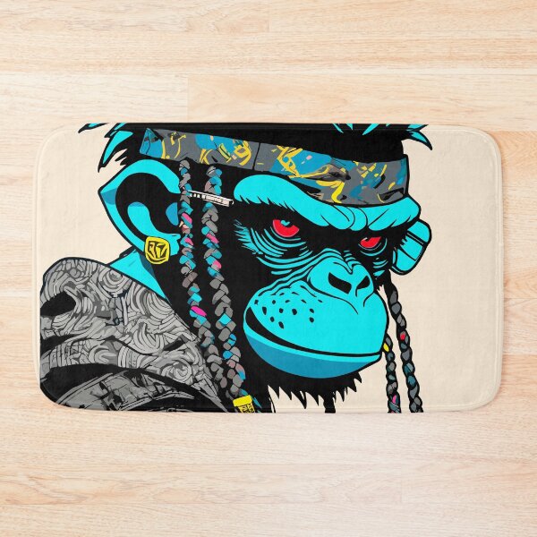 Item preview, Cyberpunk Monkey V designed and sold by blackink-design.