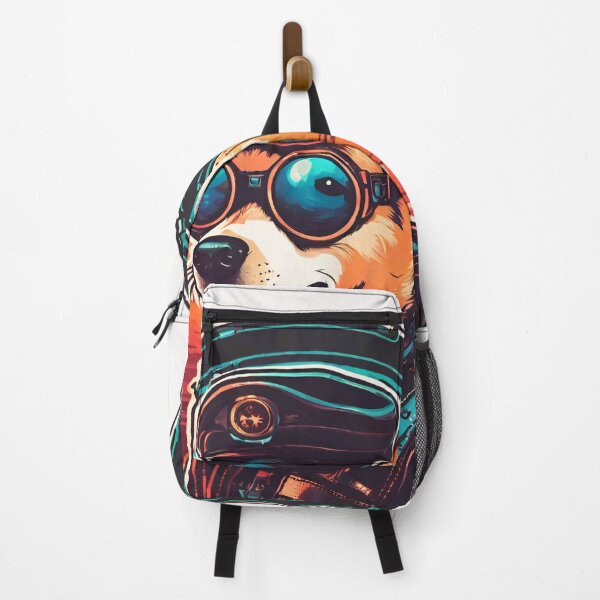Item preview, Futuristic Chihuahua Cyber Dog in Beautiful Colors Sunset designed and sold by Aquillashop.