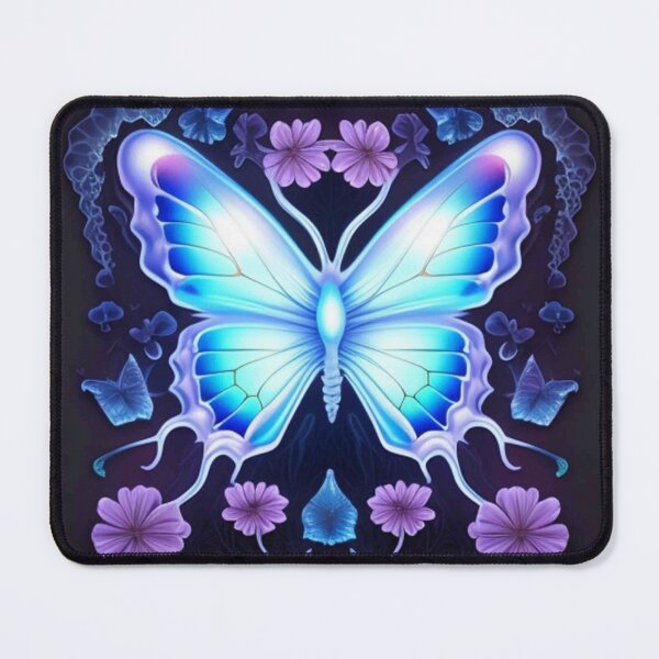 Item preview, Blue glowing butterfly designed and sold by RckymtnNinjaCat.