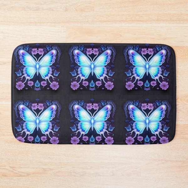 Item preview, Blue glowing butterfly  designed and sold by RckymtnNinjaCat.