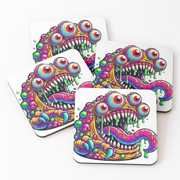 Item preview, Multi-Eyed Alien Monster Slimy Bulging Eyes designed and sold by psychcyberpunk.