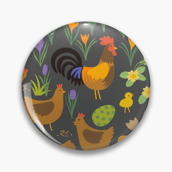 Item preview, Easter Egg Hunt - Spring garden on coffee brown by Cecca Designs designed and sold by Cecca-Designs.