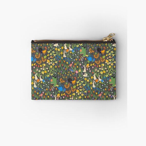 Item preview, Easter Egg Hunt - Spring garden on coffee brown by Cecca Designs designed and sold by Cecca-Designs.