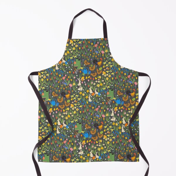 Item preview, Easter Egg Hunt - Spring garden on coffee brown by Cecca Designs designed and sold by Cecca-Designs.