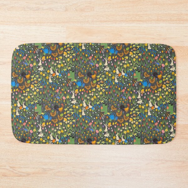 Item preview, Easter Egg Hunt - Spring garden on coffee brown by Cecca Designs designed and sold by Cecca-Designs.