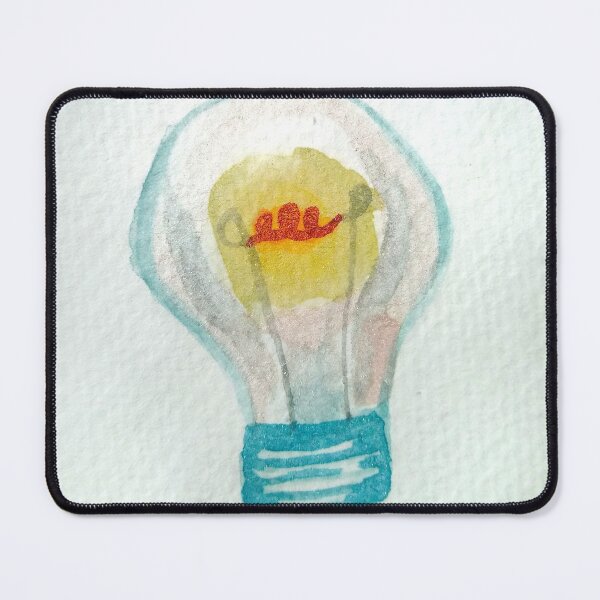 Item preview, Bright Lightbulb in watercolor designed and sold by SanMould.