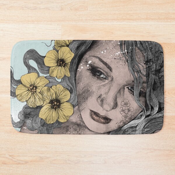 Item preview, Cleopatra's Sling pop art | flower tattoo lady portrait designed and sold by Marco Paludet.