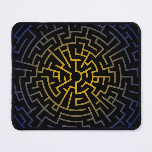 Artikelvorschau, Kreis-Labyrinth-T-Shirt entworfen und verkauft von KayanaStore.