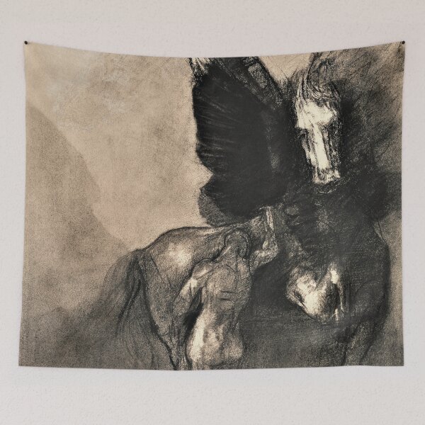 Artikelvorschau, Pegasus und Bellerophon, Odilon Redon, 1888 entworfen und verkauft von SEEMUELLER.
