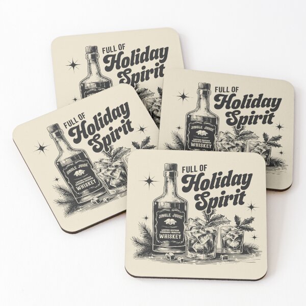 Item preview, Full Of Holiday Spirit - Funny Christmas Drinking designed and sold by hadleyfoo.