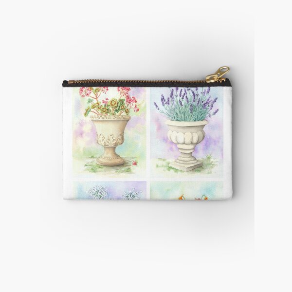 Item preview, Four Garden Urns (watercolour on paper) designed and sold by Painting By Nature.