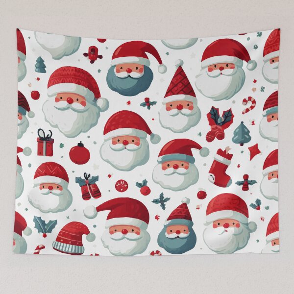 Item preview, Santa Claus Pattern designed and sold by ArtFactoryAI.