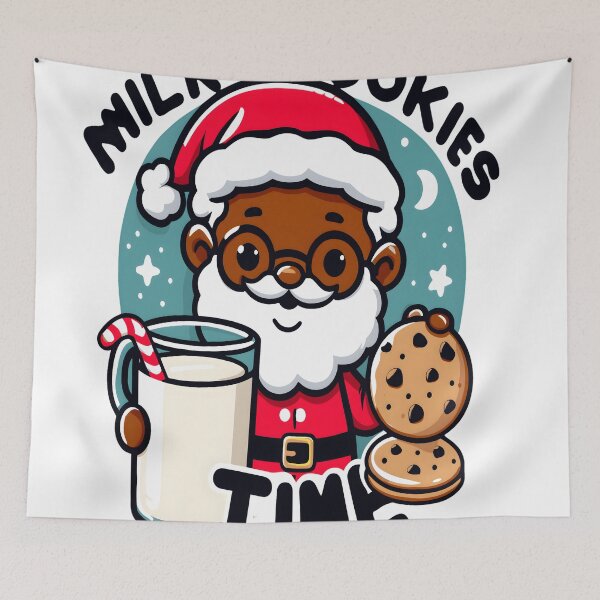 Item preview, Black Santa Claus Christmas Cookies Time designed and sold by KitonicTees.