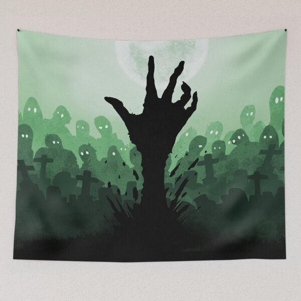 Item preview, Night of the Dead 2 -Green- designed and sold by Rene Trujillo Illustrations.