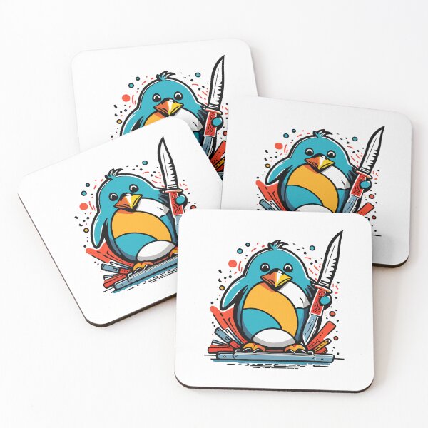 Item preview, Penguin with a Knife designed and sold by MindFrank.