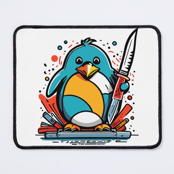Item preview, Penguin with a Knife designed and sold by MindFrank.