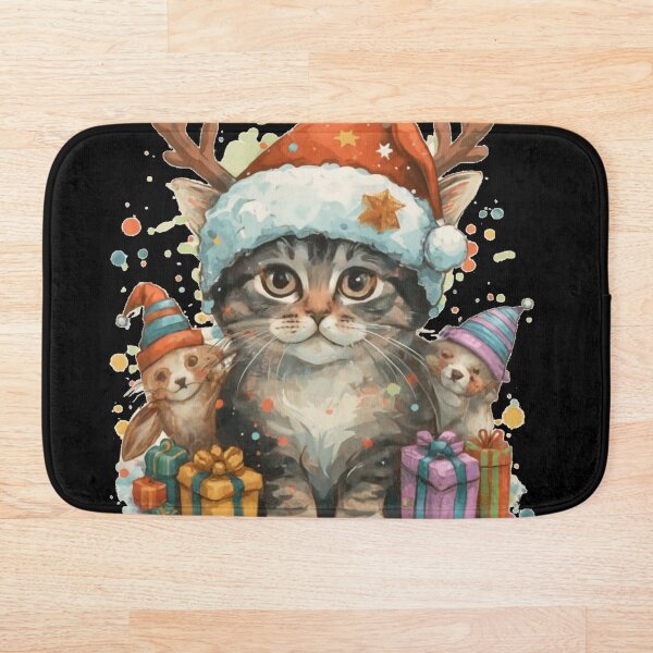 Item preview, Christmas Kitten designed and sold by PixelRealm.