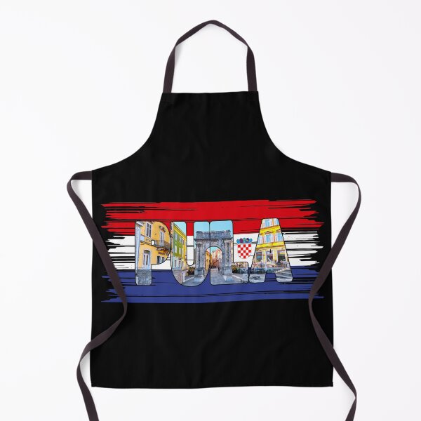 Item preview, PULA - Croatia Arch of the Sergii with Flag designed and sold by Adam Gormley.