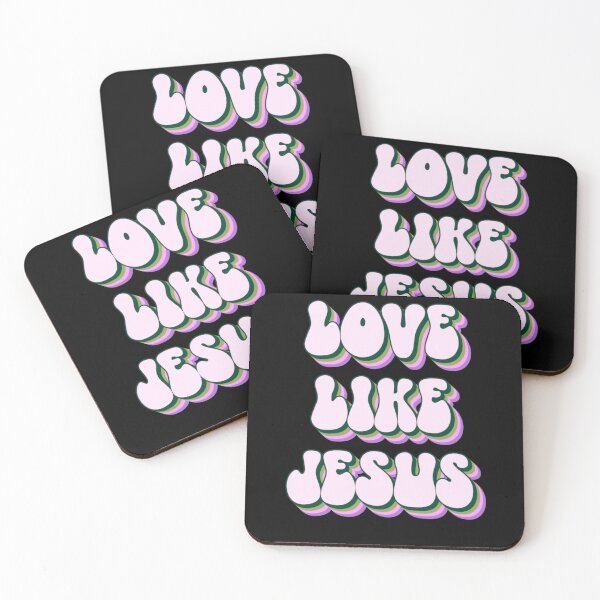 Item preview, Love Like Jesus Retro designed and sold by SpiritualVision.