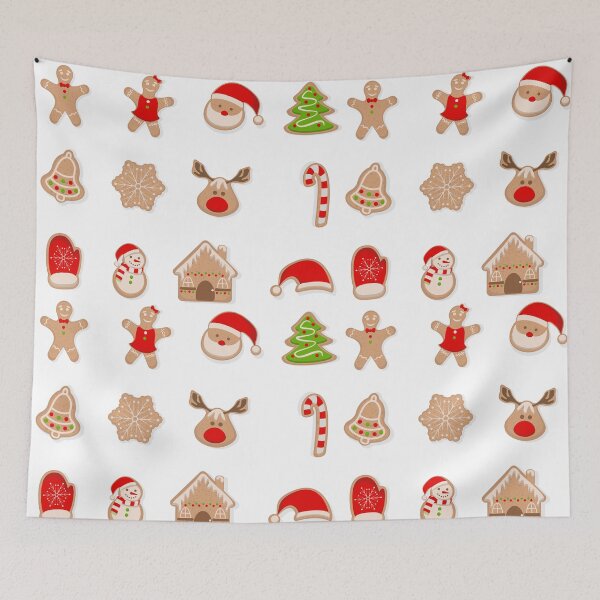 Item preview, Countdown to Christmas: 12 Pieces of Gingerbreads Sticker Pack designed and sold by EmeraldeaDesign.