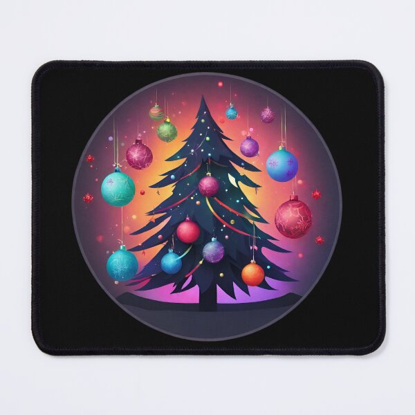 Item preview, Beauty Decorated Christmas Tree, Rainbow Winter Atmosphere designed and sold by Aquillashop.
