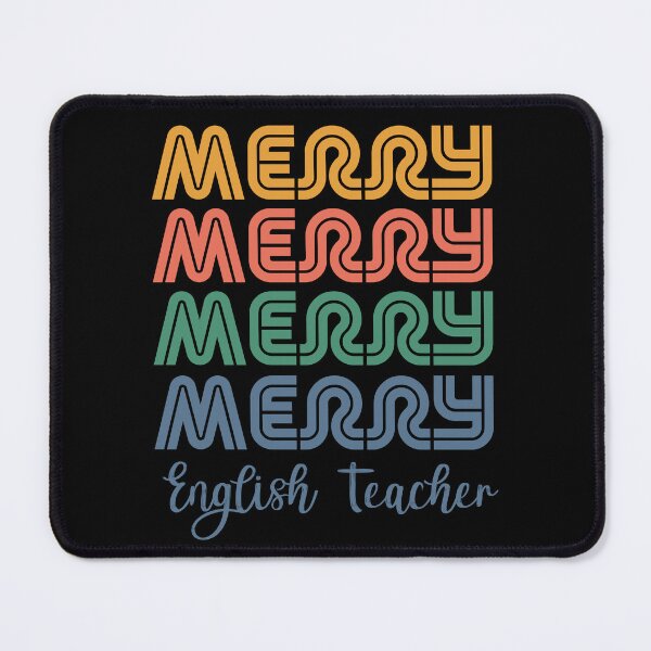 Item preview, Englich teacher, merry christmas designed and sold by Reflect33.