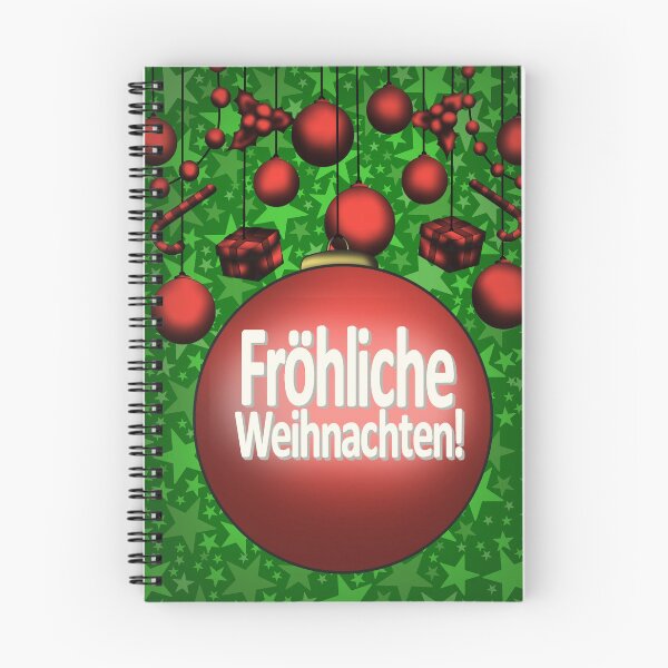 Item preview, fröhliche weihnachten weihnachtskugel designed and sold by ZiphGames.