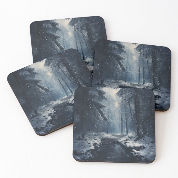 Item preview, Snowstorm in Pine Forest designed and sold by Hartbecke.