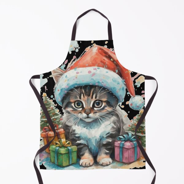 Aperçu de l'œuvre Chaton de Noël créée et vendue par PixelRealm.