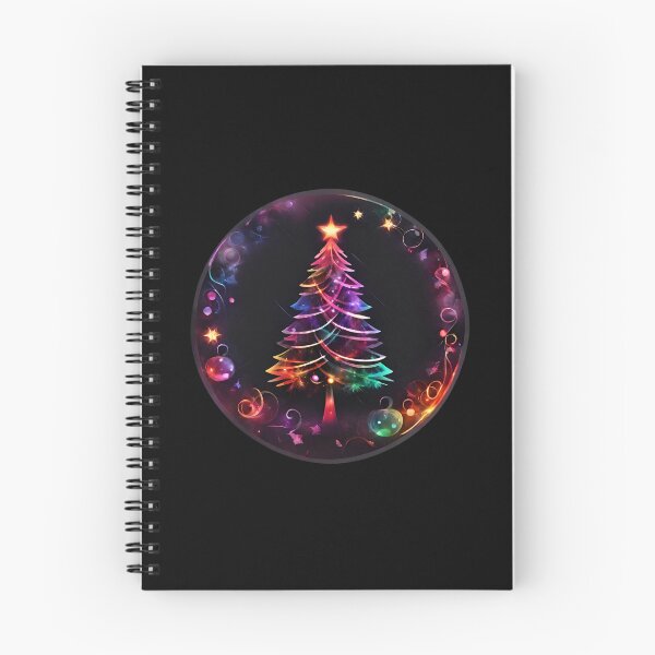 Item preview, Beauty Colorfull Decorated Christmas Tree, Rainbow Winter Atmosphere designed and sold by Aquillashop.