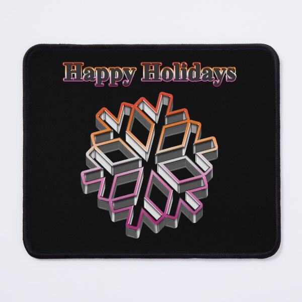 Item preview, Cookie cutter Snow Flake LGBT Happy Holidays Lesbian Pride designed and sold by TheirChoice.