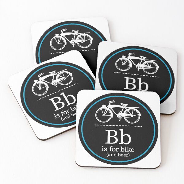 Artikelvorschau, „B“ steht für Bike & Beer entworfen und verkauft von Spokelore.