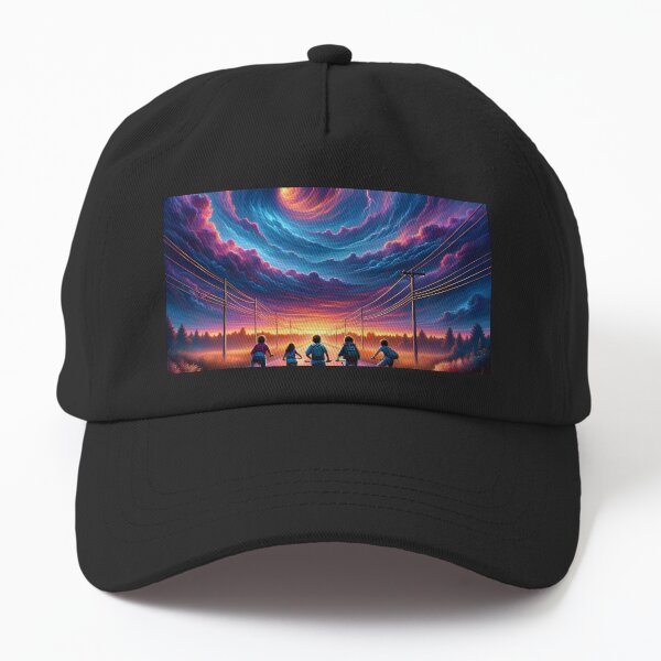 Item preview, Stranger Things Dustin, Mike, Will, Lucas and Once Classic Moment Redesign designed and sold by Trendjoy.