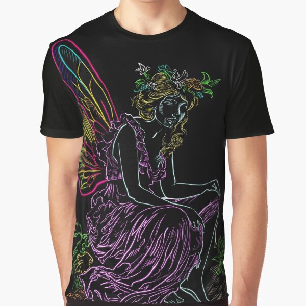 Item preview, Neon fairy in the forest  designed and sold by winfredsDesigns.