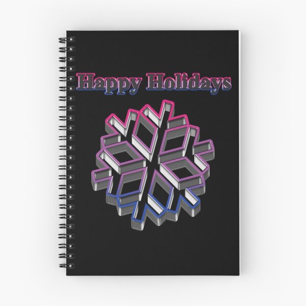 Item preview, Cookie cutter Snow Flake LGBT Happy Holidays Bisexual Pride designed and sold by TheirChoice.