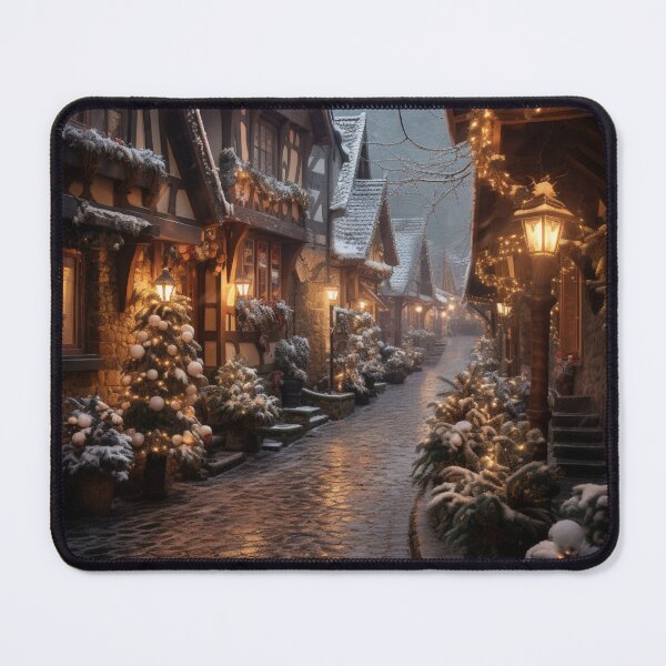 Item preview, Village Decorated for Christmas designed and sold by Hartbecke.