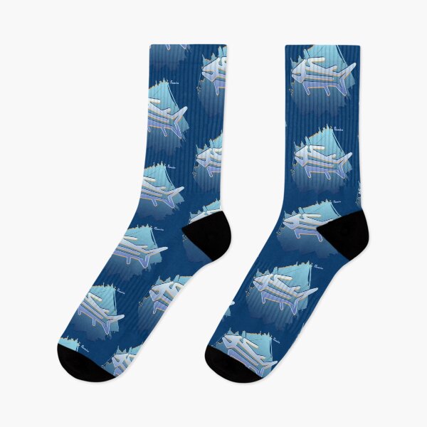 Item preview, Zany Nazca Lines - Fish designed and sold by kernowerno.