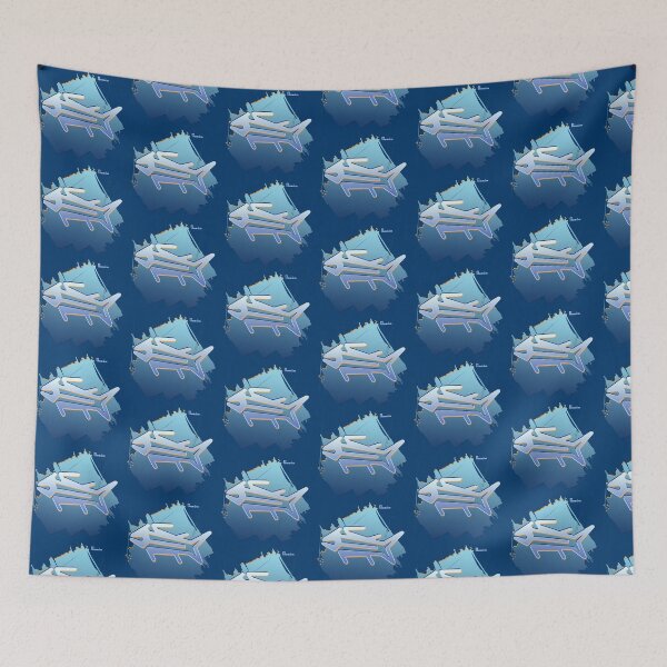 Item preview, Zany Nazca Lines - Fish designed and sold by kernowerno.