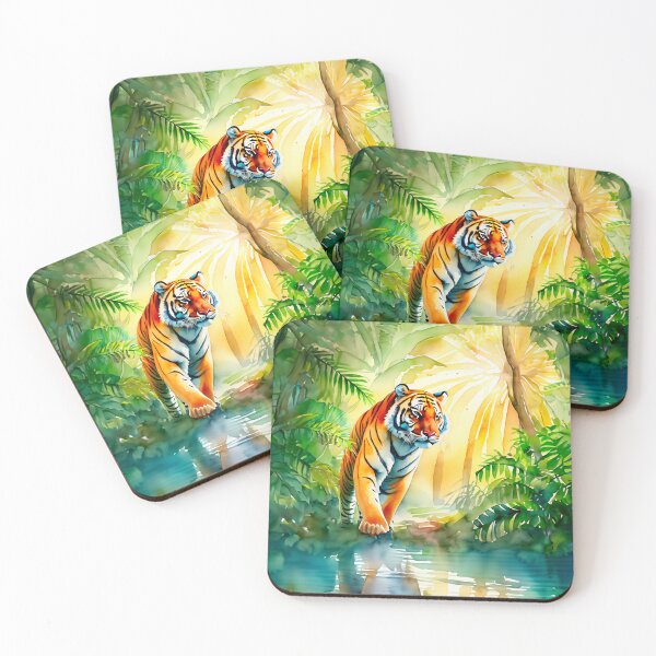Item preview, Jungle Tiger designed and sold by Pepperfish.