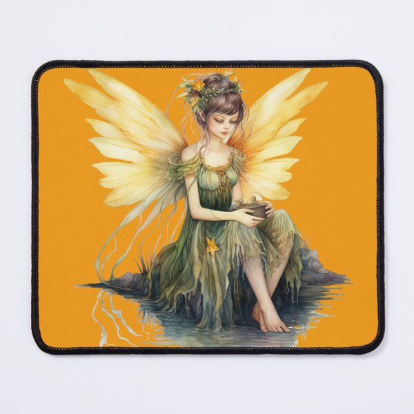 Item preview, Fairy With Yellow Wings  designed and sold by FlutterbyFairy.