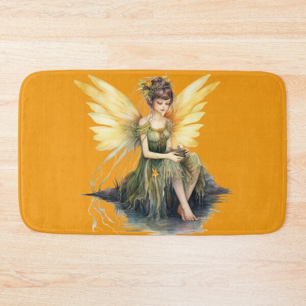 Item preview, Fairy With Yellow Wings  designed and sold by FlutterbyFairy.