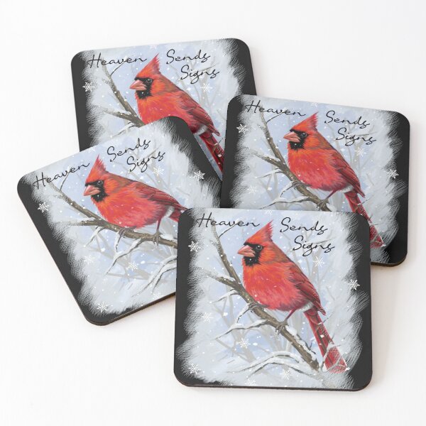 Item preview, Christmas in Heaven Sends Signs Red Cardinal  designed and sold by Cute & Sassy Custom Gifting Boutiques.