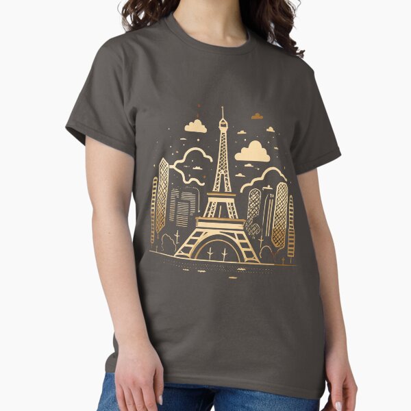 Aperçu de l'œuvre Tour Eiffel - Tour Eiffel - Paris - France créée et vendue par Sketch-Shack.