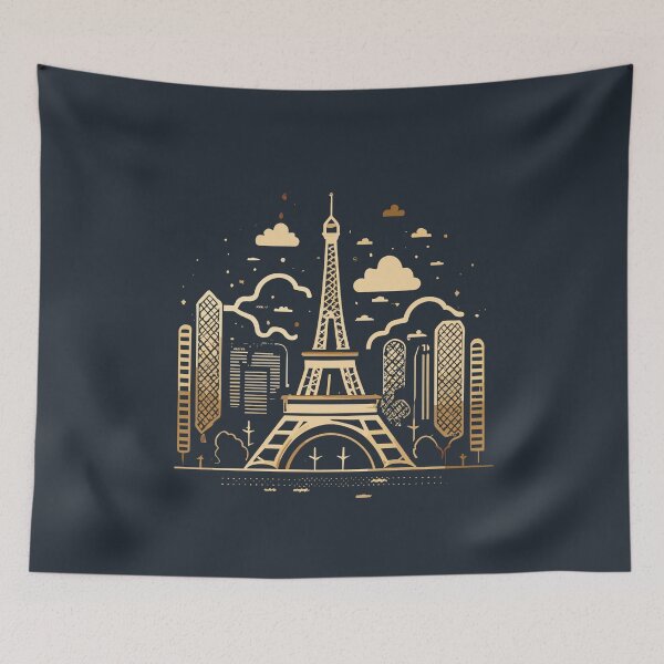 Item preview, Tour Eiffel - Eiffel Tower - Paris - France designed and sold by Sketch-Shack.