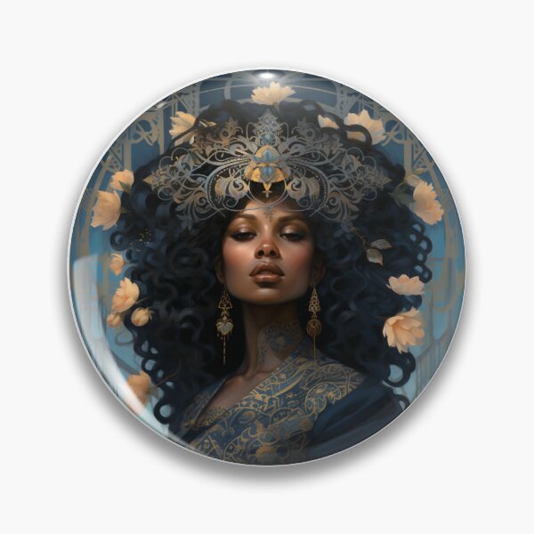Item preview, Afro Art Nouveau designed and sold by MendaciousMina.