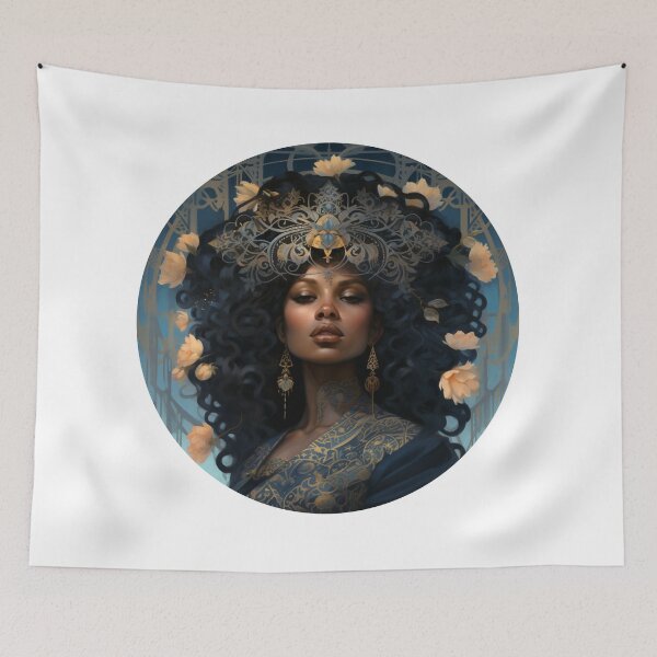 Item preview, Afro Art Nouveau designed and sold by MendaciousMina.